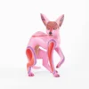 Alebrije Xoloitzcuintle rosa