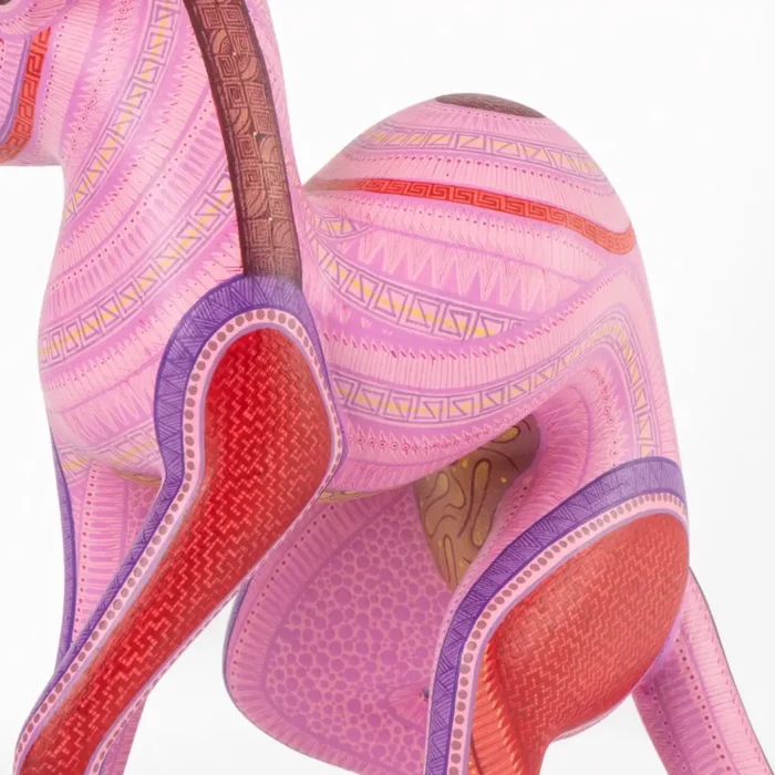 Alebrije Xoloitzcuintle rosa