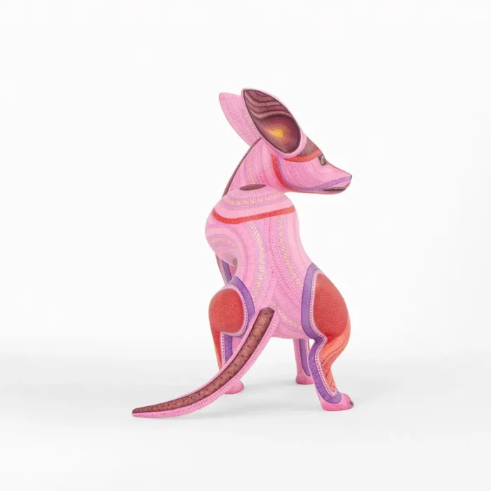 Alebrije Xoloitzcuintle rosa