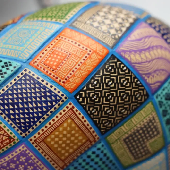 Alebrije Pangolin de colores