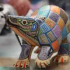 Alebrije Pangolin de colores
