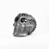 Black clay openwork skull