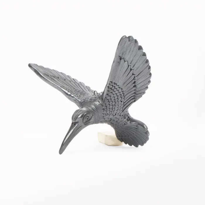 Black clay hummingbird