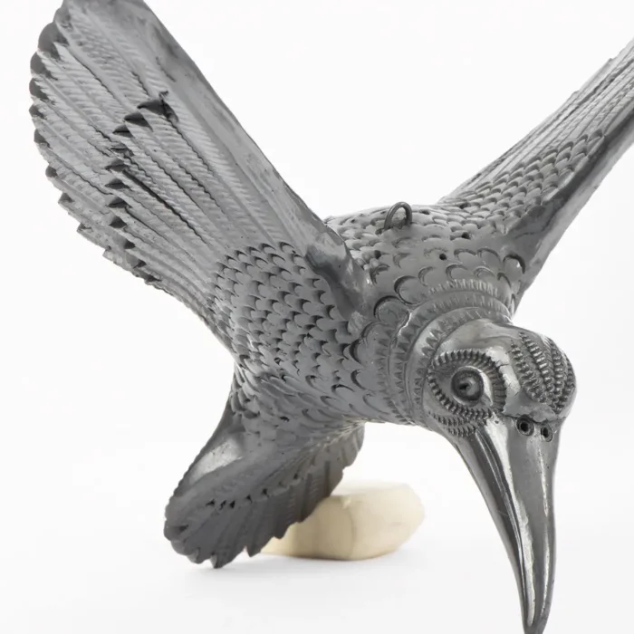 Black clay hummingbird