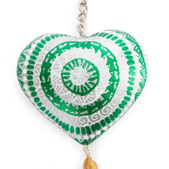 Llavero corazón de madera