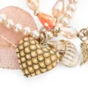 Triple bracelet with charms