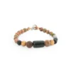 Bracelet with wooden beads