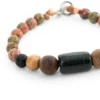 Bracelet with wooden beads