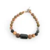 Bracelet with wooden beads