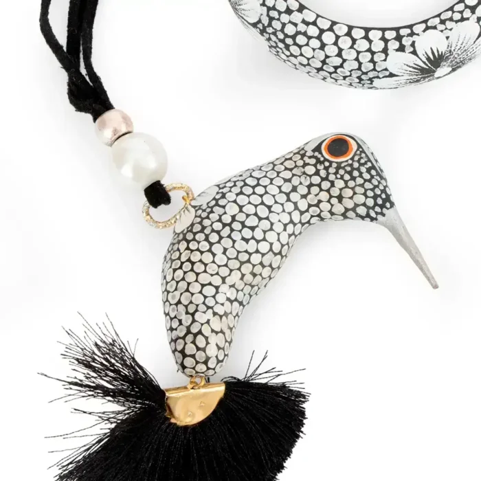 Hummingbird necklace set with bracelet