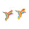 Juego de collar colibrí con pulsera y aretes