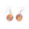 Wooden dangling earring