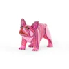Pink Bulldog Dog Alebrije