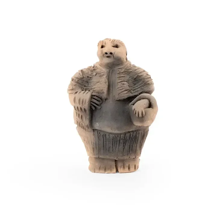 Mujer oaxaqueña de barro