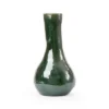 Long neck bottle green clay