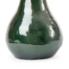 Long neck bottle green clay