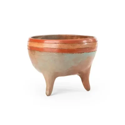 Small centerpiece in terracotta tones