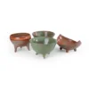 Small centerpiece terracotta - green