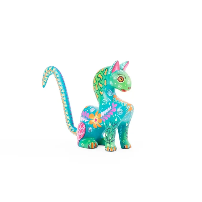 Alebrije jaguar verde