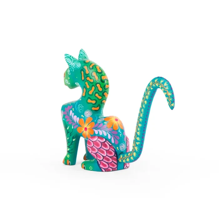 Alebrije jaguar verde