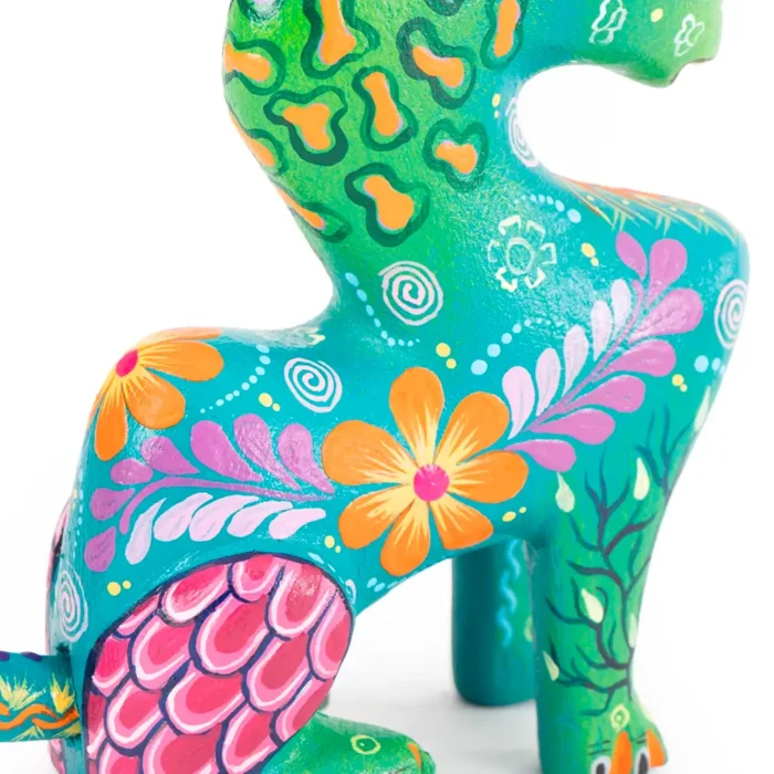 Alebrije jaguar verde