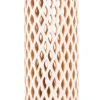 Small openwork white clay cactus