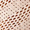 Jarrón de barro blanco calado 80 cm