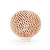 Esfera grande de barro blanco calado