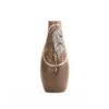 Botella de barro natural para incienso
