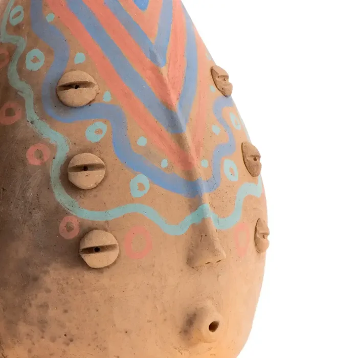 Medium vase with design