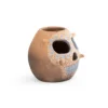 Openwork skull vase