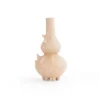 Hexapod vase with face design