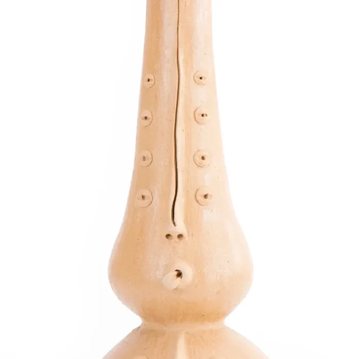 Hexapod vase with face design