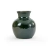 Olla de barro verde