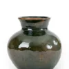 Olla de barro verde