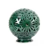 Green openwork coconut