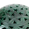 Green openwork coconut