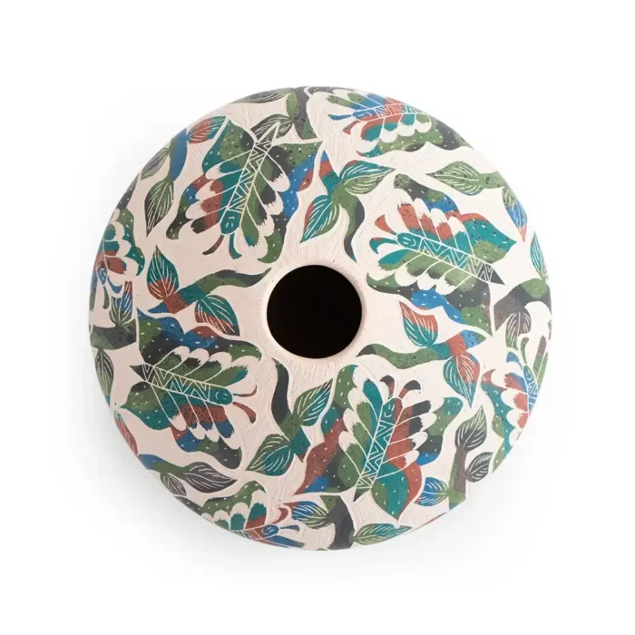 Floral UFO pot
