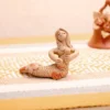Natural clay mermaid with pastillage