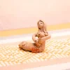 Natural clay mermaid with pastillage