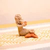 Natural clay mermaid with pastillage