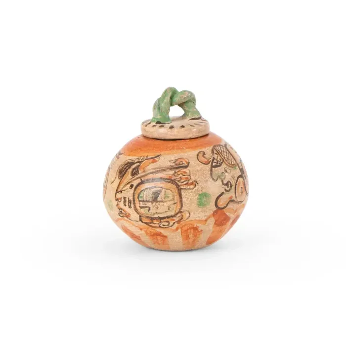 Round jar with lid