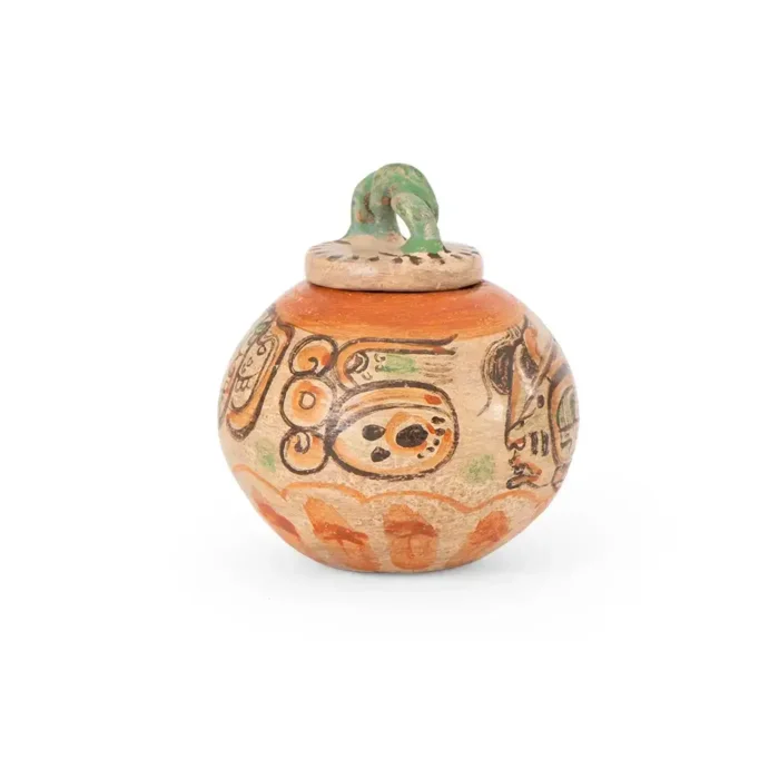 Round jar with lid