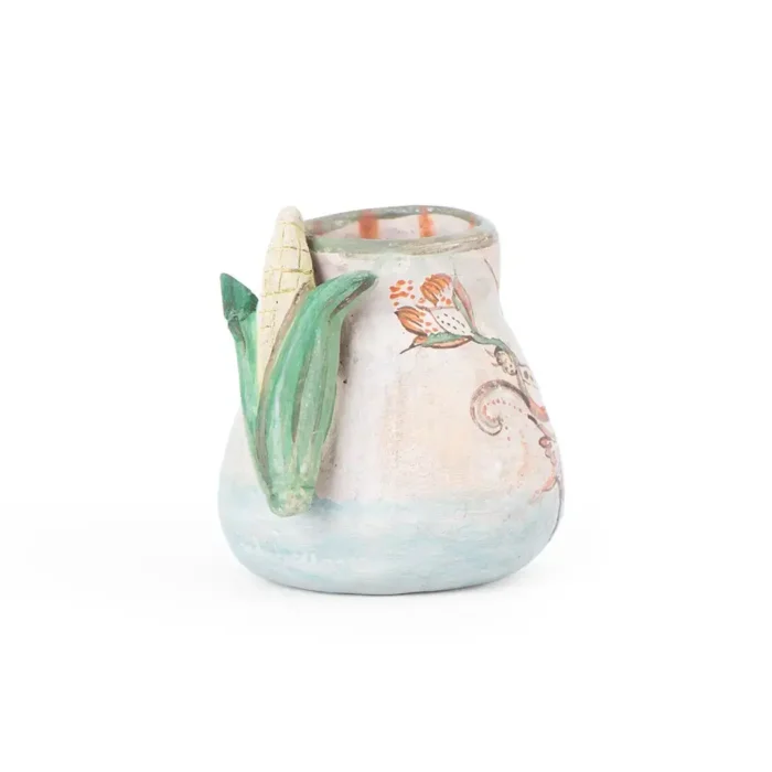 Jar with jaguar and cob