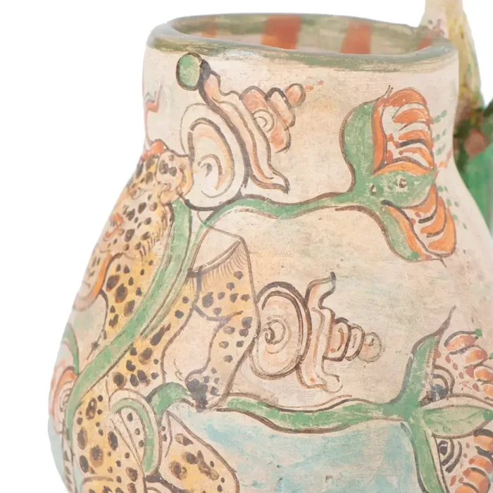 Jar with jaguar and cob