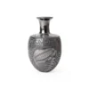 Black graphite pot, long neck