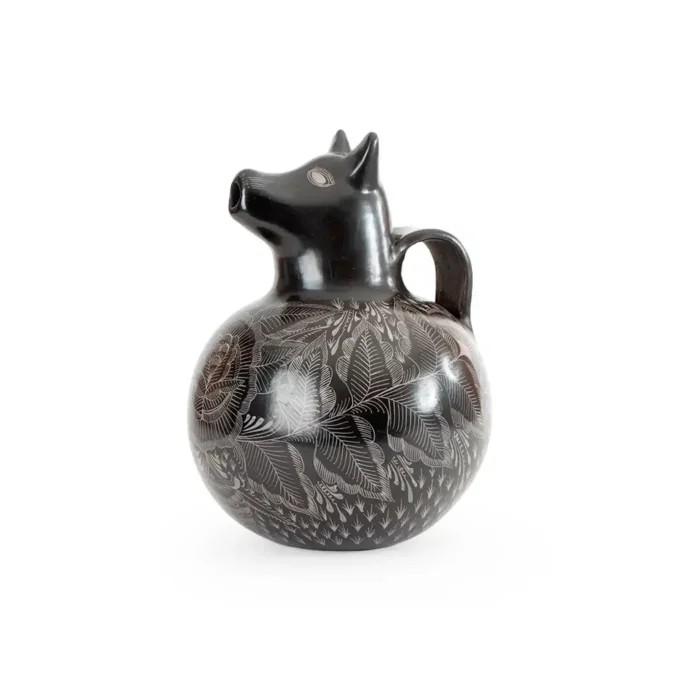 Animal jug, burnished clay
