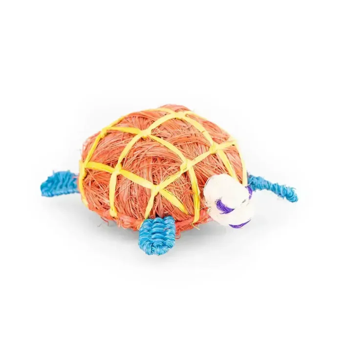 Tortuguita de henequén en colores