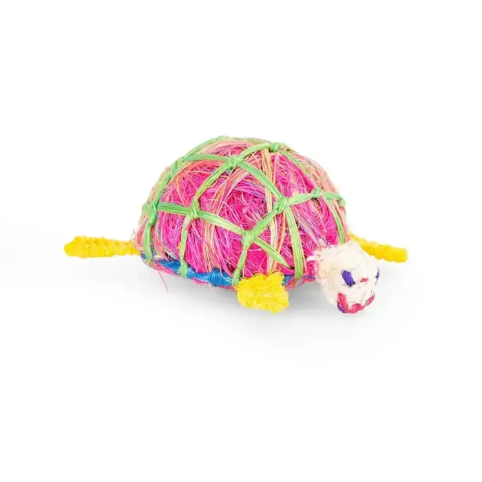 Tortuguita de henequén en colores