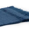 Set of 6 sisal tablecloths in blue color